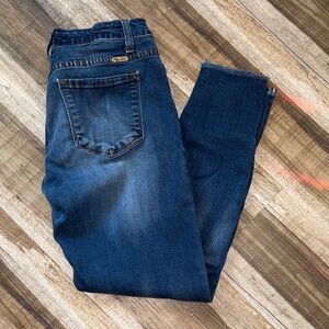 KanCan Deep Blue Ankle Jeans